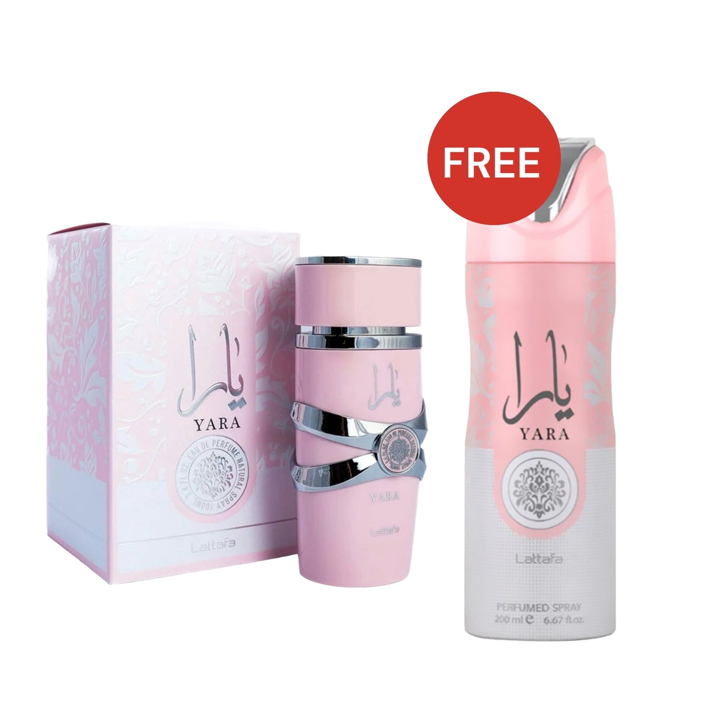 Lattafa yara perfume + free Deo