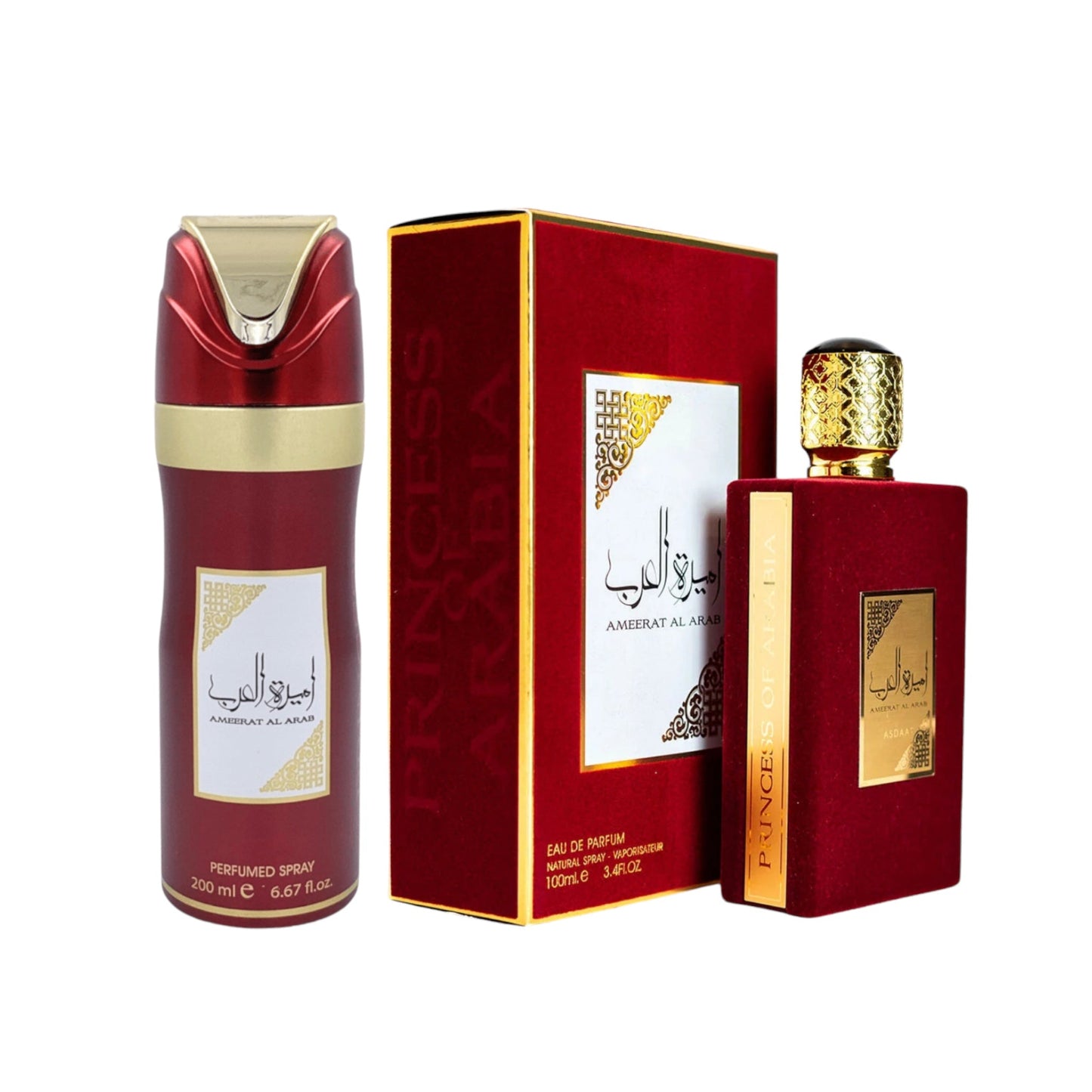 Ameerat Al Arab Asdaaf by Lattafa for Women + Deo